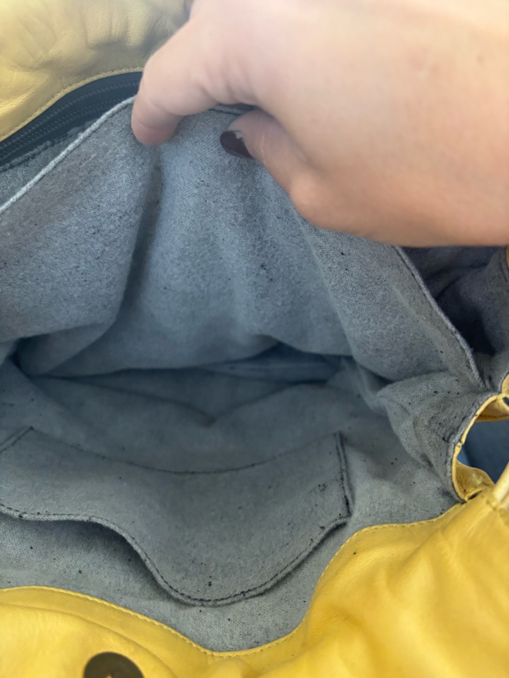 Loewe Yellow Nappa Drawstring Bucket Bag Anagram – Flamenco Style - Picture 13 of 16